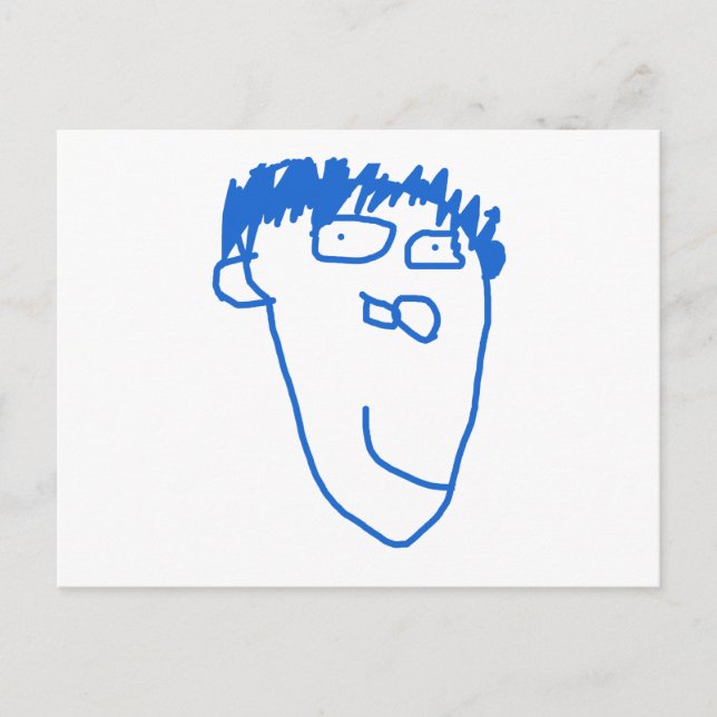 Carte Postale Créé Par Les Enfants ! Joyeux cadeau bébé de 5 ans (Devant)