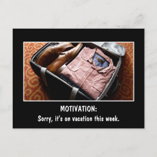 Carte Postale Créer un cadeau de démotivation personnalisé