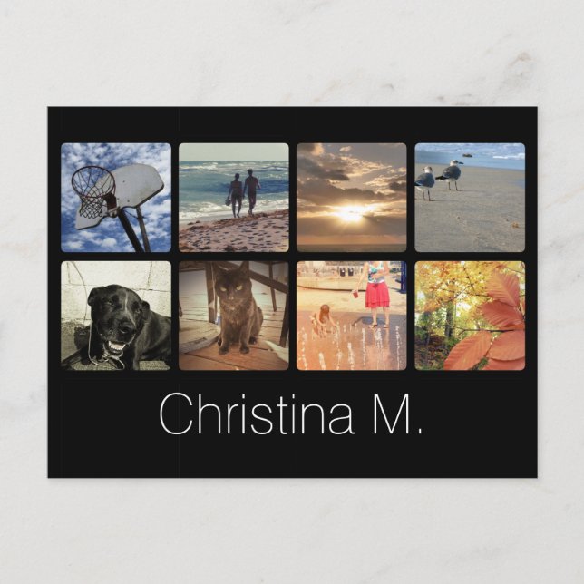 Carte Postale Créer une photo Instagram (Devant)