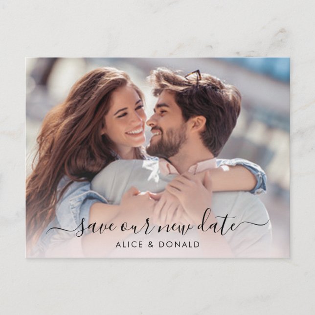 Carte Postale Créer votre propre Mariage photo 2 Changement de d (Devant)