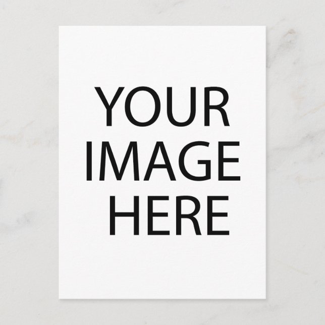 Carte Postale Créez vos propres cadeaux personnalisés ! (Devant)