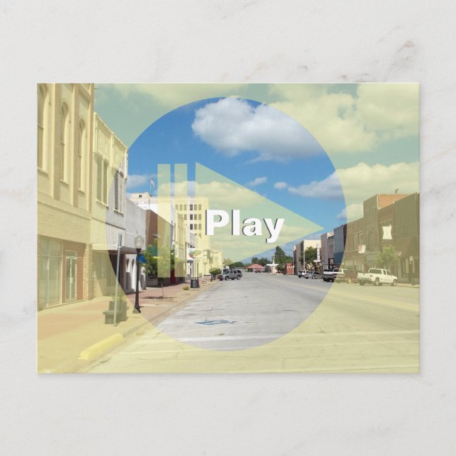 Carte Postale Créez Votre Bouton De Jeu Amusant Sur Votre Photo (Devant)
