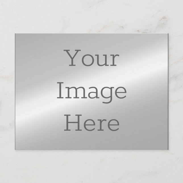 Carte Postale Créez votre propre argent métallique Faux (Devant)