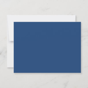 Carte Postale Créez votre propre bleu foncé simple