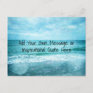 Carte Postale Créez Votre Propre Citation Inspirante Motivationn