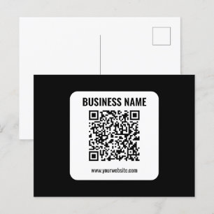 Carte Postale Créez votre propre code QR   Transparent