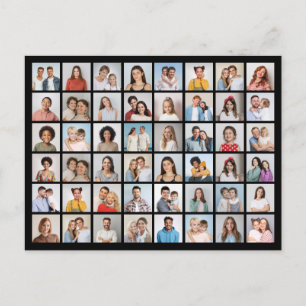 Carte Postale Créez votre propre collage de 48 photos