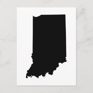 Carte Postale Créez votre propre déplacement vers Indiana Faire-