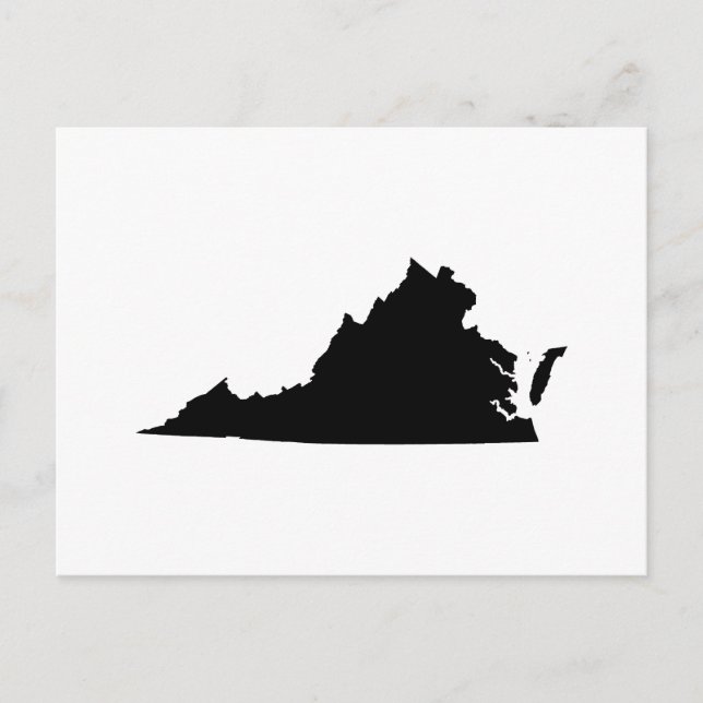 Carte Postale Créez votre propre déplacement vers la Virginie Fa (Devant)