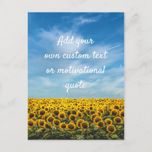 Carte Postale Créez votre propre devis personnalisé - Fleurs de 