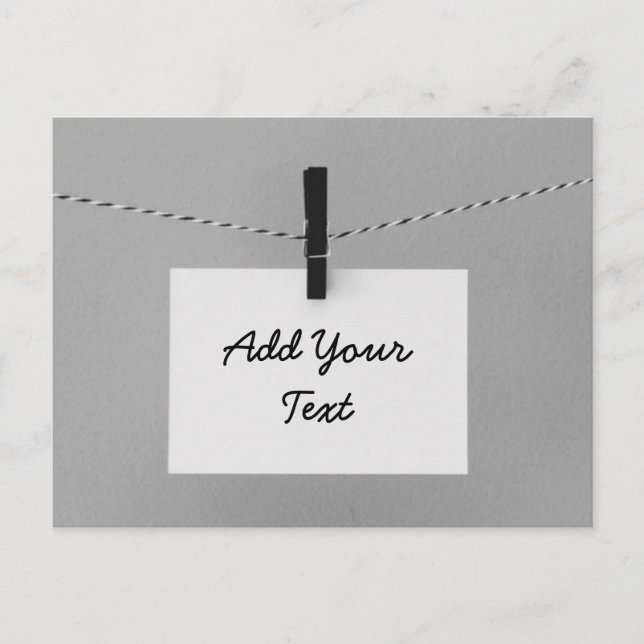 Carte Postale Créez Votre Propre Note Personnalisez-La (Devant)