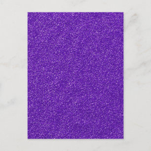 Carte Postale Créez votre propre Parties scintillant violette