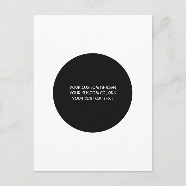 Carte Postale Créez votre propre personnalisation (Devant)