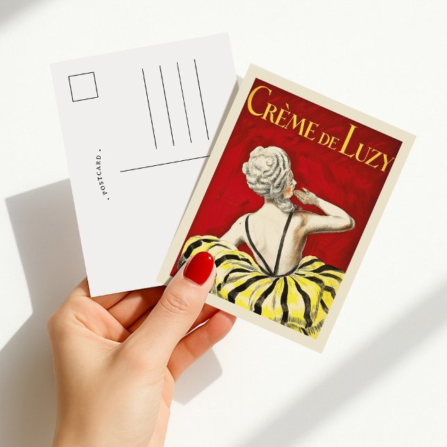 Carte Postale Crème De Luzy | Leonetto Cappiello (Créateur téléchargé)