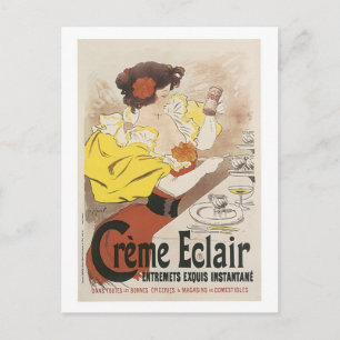 Carte Postale Creme Eclair Entremets Exquis Instante Ad
