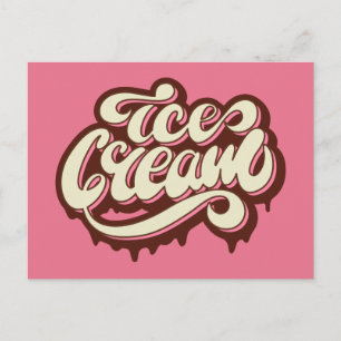 Carte postale Crème glacée