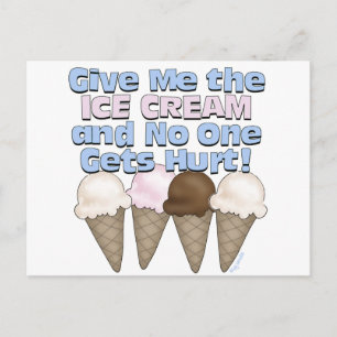 Carte Postale Crème glacée