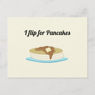 Carte Postale Crêpes avec une phrase amusante