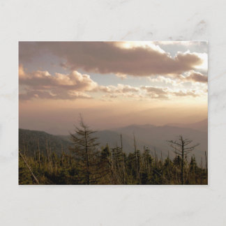 Carte Postale Crépuscule au dôme de Clingman