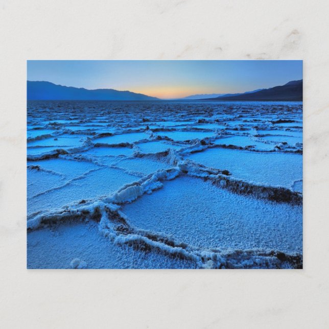 Carte Postale crépuscule, Death Valley, Californie (Devant)