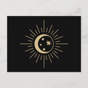 Carte Postale Crescent céleste spirituel