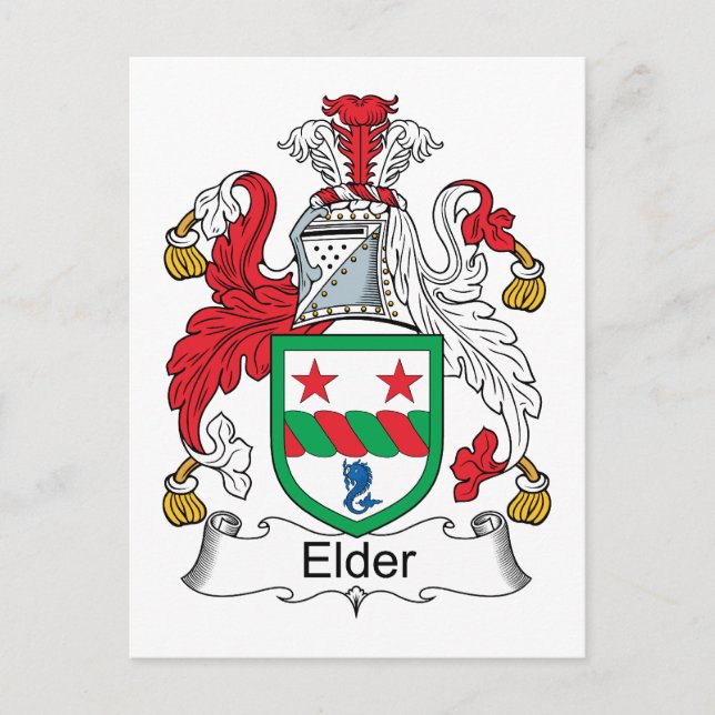 Carte Postale Crest de la famille aînée (Devant)