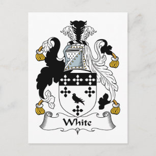 Carte Postale Crest de la famille blanche