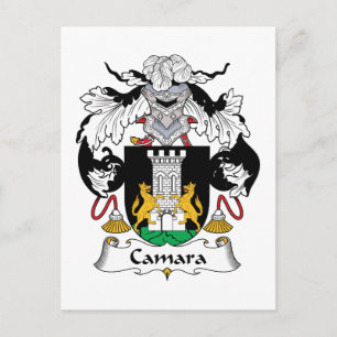 Carte Postale Crest de la famille Camara