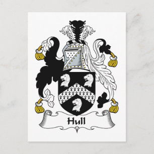 Carte Postale Crest de la famille de coque