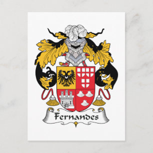 Carte Postale Crest de la famille Fernandes