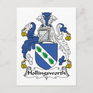 Carte Postale Crest de la famille Hollingsworth