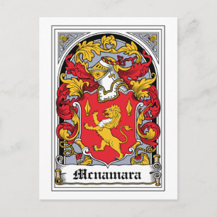 Carte Postale Crest de la famille Mcnamara