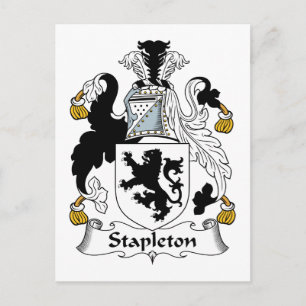 Carte Postale Crest de la famille Stapleton