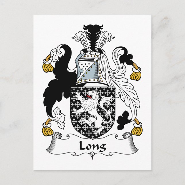 Carte Postale Crest de longue famille (Devant)