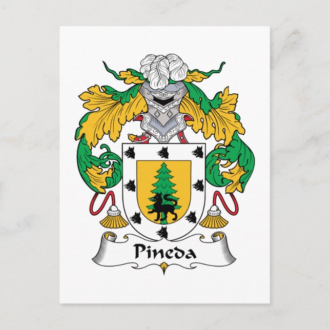 Carte Postale Crête de famille de Pineda (Devant)