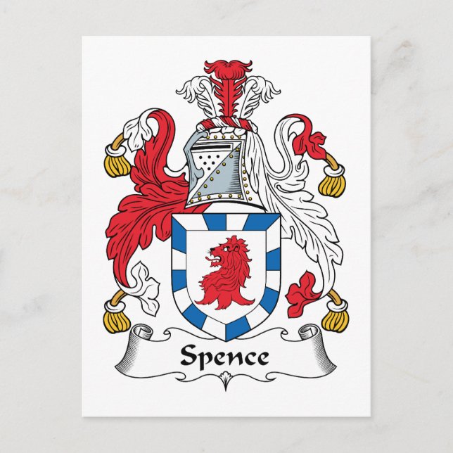 Carte Postale Crête de la famille Spence (Devant)