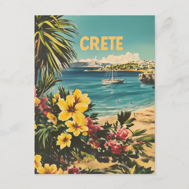 Carte Postale Crète vintage (Devant)