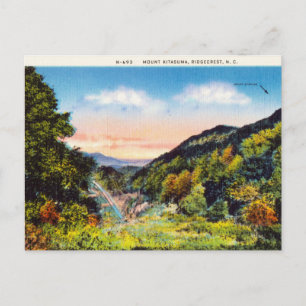 Carte Postale Crête vintage du mont Kitasuma, Caroline du Nord
