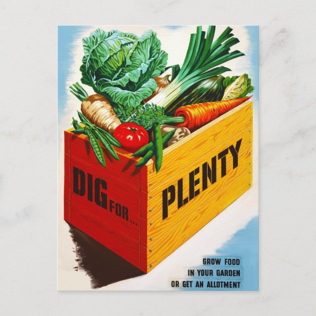 Carte Postale Creuser pour beaucoup (Devant)