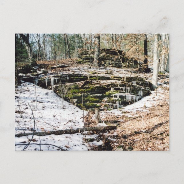 Carte Postale crevasses torby sur glace (Devant)