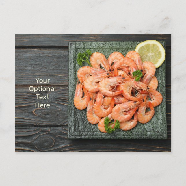 Carte Postale Crevettes (Devant)