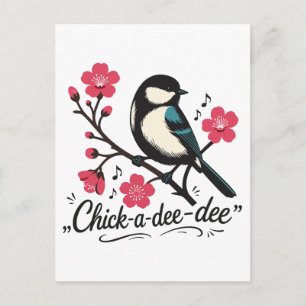 Carte Postale cri de mésange dé-dé-dé