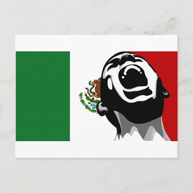 Carte Postale Cri perçant pour le Mexique (Devant)