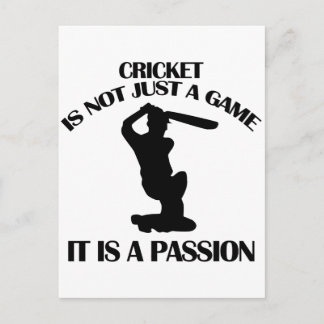 CARTE POSTALE CRICKET