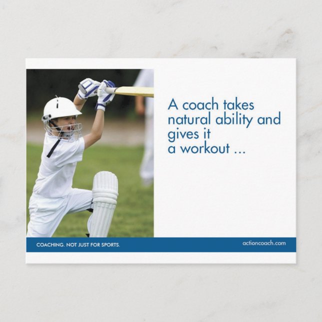 Carte postale Cricket Sports (Devant)