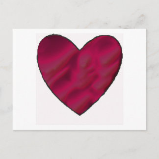 Carte Postale Crimson amour coeur