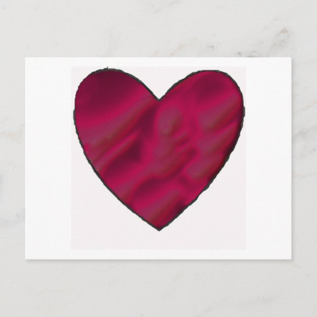 Carte Postale Crimson amour coeur (Devant)