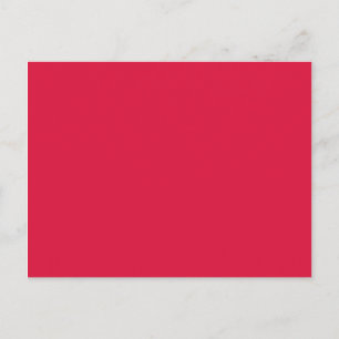 Carte Postale Crimson solide