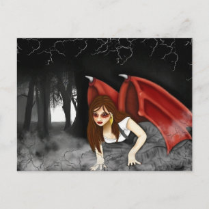 Carte Postale Crimson Wings