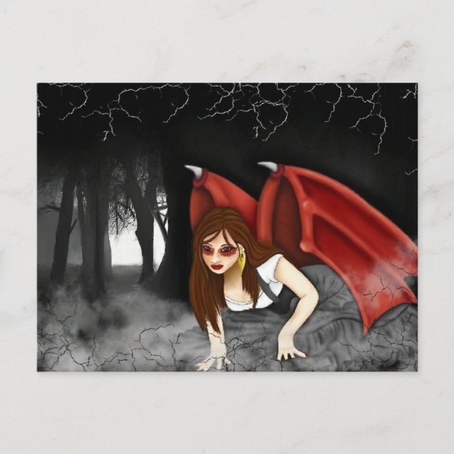 Carte Postale Crimson Wings (Devant)